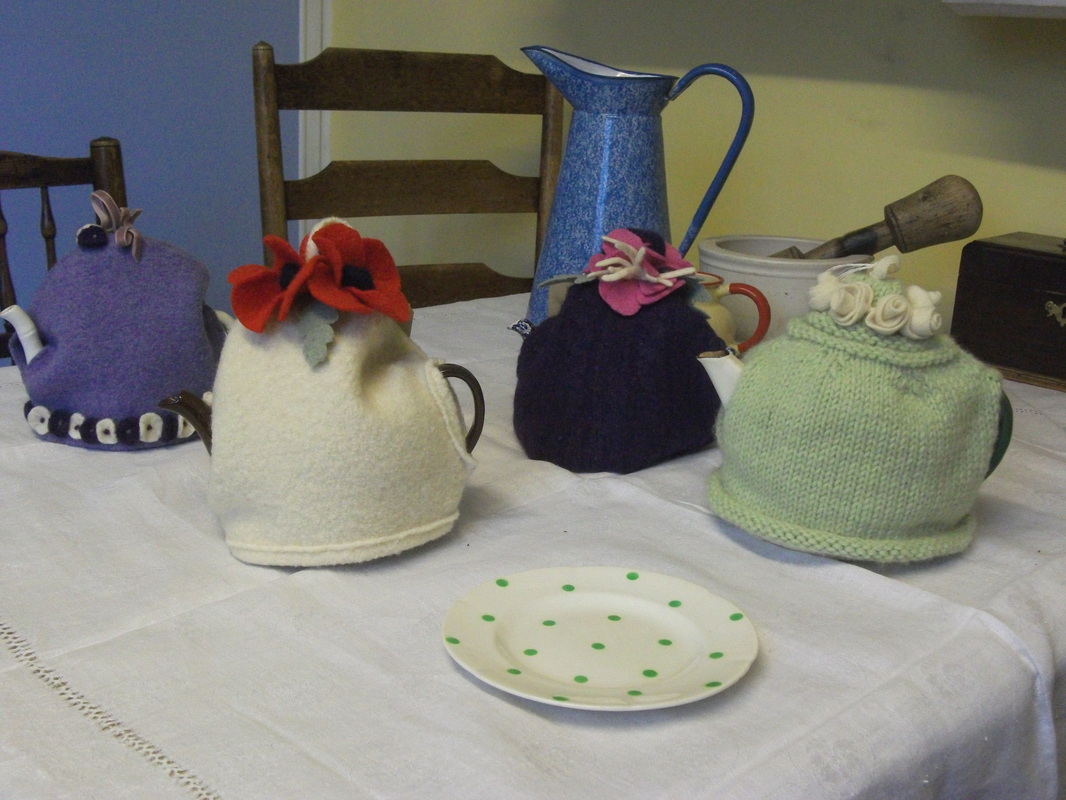 Upcycled wool teacosy