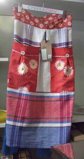 Apron from vintage linen and cottonPicture