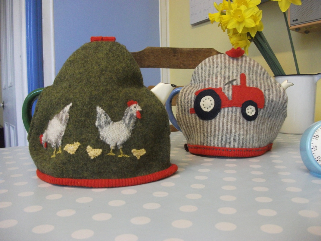 Upcycled wool teacosy
